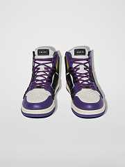 AMIRI Skel Panelled High Top Gold Purple - 2