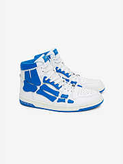 AMIRI Skel Panelled High Top White Blue - MFS002123 - 2