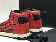 AMIRI Skel Panelled High Top Red Black - 2