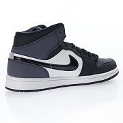 Air Jordan 1 Mid Obsidian Sanded Purple - 554724-445 - 3