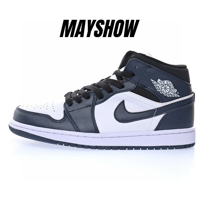 Air Jordan 1 Mid Armory Navy - 554724-411 - 1