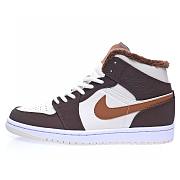 Air Jordan 1 Mid Brown Fleece - DO6699-200 - 5