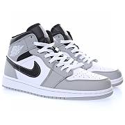 Air Jordan 1 Mid Light Smoke Grey Anthracite - 554724-078 - 3