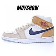 Air Jordan 1 Mid Tan Suede - DO6726-100 - 1