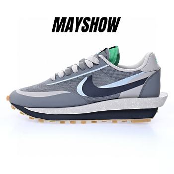 Nike LD Waffle sacai CLOT Kiss of Death 2 Cool Grey - DH3114-001