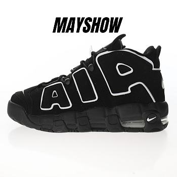 Nike Air More Uptempo Black White - 415082-002