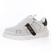 Dior-ID Sneaker White and Deep Blue Calfskin and Rubber - KCK278BCR_S29W - 3