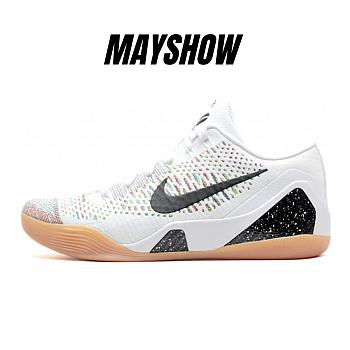 Nike Kobe 9 Elite Premium Low HTM Milan White Multi-Color - 698595-109