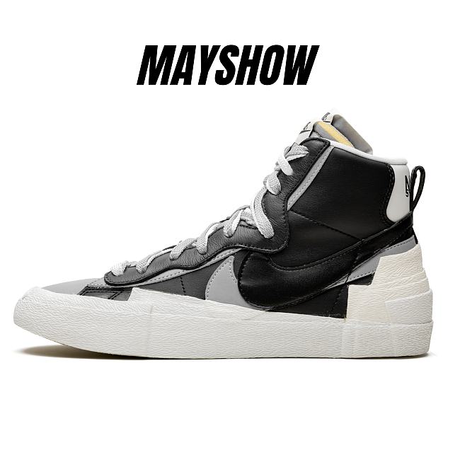 Nike Blazer Mid sacai Black Grey - BV0072-002 - 1