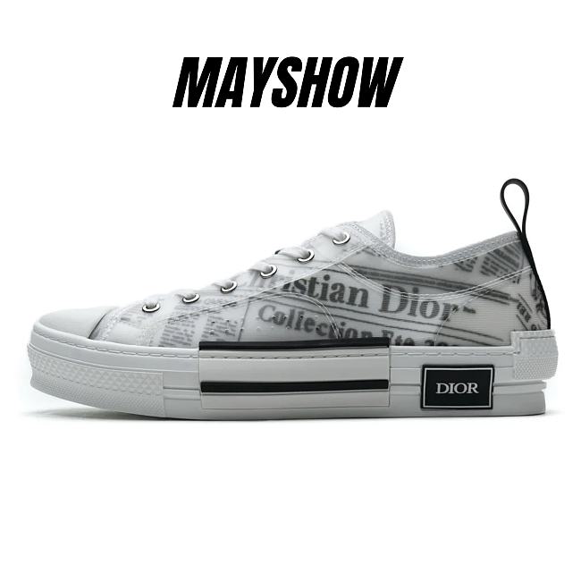 Dior B23 Low Top Daniel Asham Newspaper - 3SN249YUO_H069 - 1