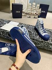 Dior B23 High Top Blue Oblique - 3SH118YNT_H565 - 5