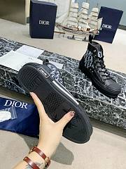 Dior B23 High Top Canvas Oblique Black - 3SH118YJP_H960 - 2