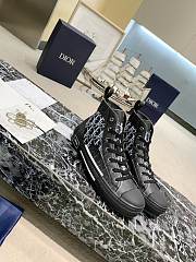 Dior B23 High Top Canvas Oblique Black - 3SH118YJP_H960 - 3