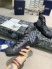 Dior B23 High Top Canvas Oblique Black - 3SH118YJP_H960 - 5