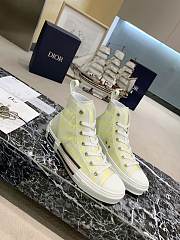 Dior B23 High Top White Yellow Oblique - 3SH118YNT H160 - 2