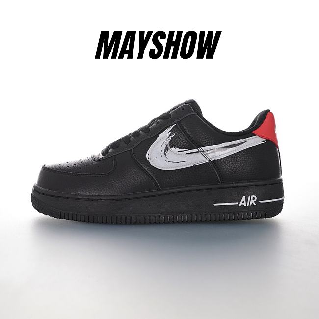 Nike Air Force 1 Low Brushstroke Black - DA4657-001 - 1