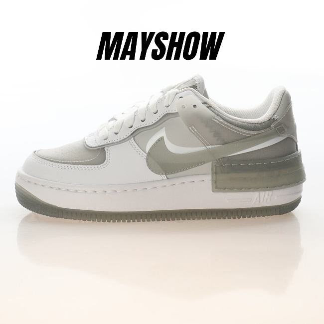 Nike Air Force 1 Shadow White Grey - CK6561-100 - 1