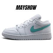 Air Jordan 1 Low White Neon - CW7035-100  - 1