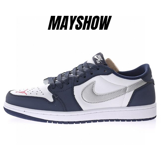 Air Jordan 1 Low SB Midnight Navy - CJ7891-400  - 1