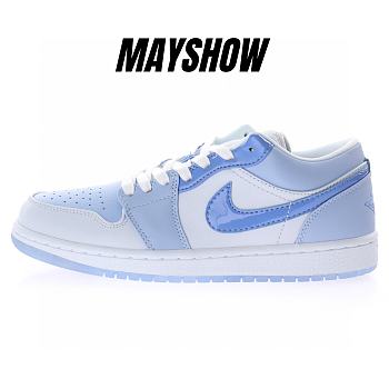 Air Jordan 1 Low Mighty Swooshers Blue - DM5442-040