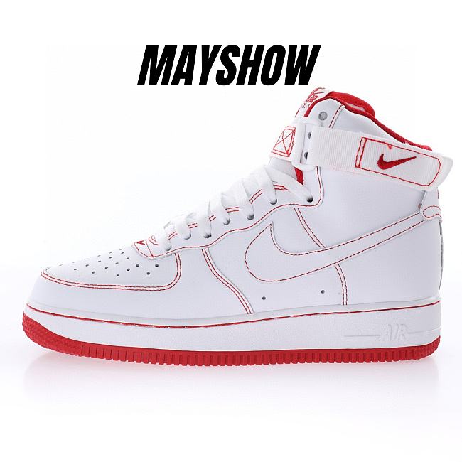 Nike Air Force 1 High '07 White University Red - CV1753-100 - 1