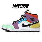 Air Jordan 1 Mid SE Multi-Color - CW1140-100 - 1