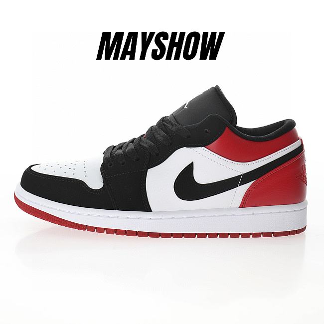 Air Jordan 1 Low Black Toe - 553558-116 - 1