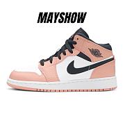 Air Jordan 1 Mid Pink Quartz - 555112-603  - 1