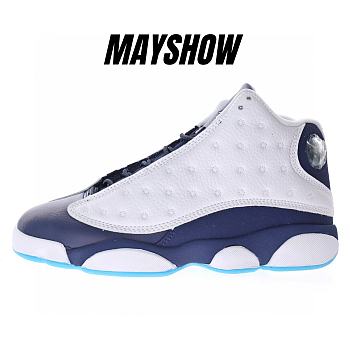 Air Jordan 13 Retro White Obsidian Powder Blue - 414571-144