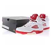 Air Jordan 5 Retro White Pink Red - 440892-106 - 2