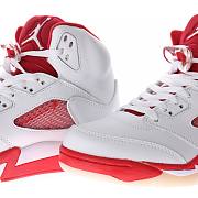 Air Jordan 5 Retro White Pink Red - 440892-106 - 5