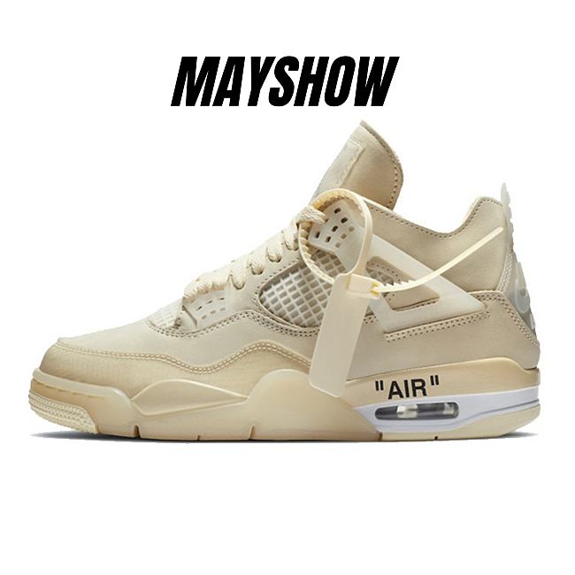 Air Jordan 4 Retro Off-White Sail - CV9388-100 - 1