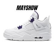 Air Jordan 4 Retro Metallic Purple (GS) - 408452-115 - 1