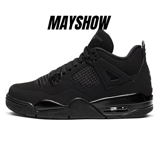 Air Jordan 4 Retro Black Cat 2020 (GS) - 408452-010 - 1