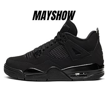 Air Jordan 4 Retro Black Cat 2020 (GS) - 408452-010