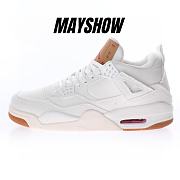 Air Jordan 4 Retro Levi's White (Levi's Tag) - AO2571-100 - 1