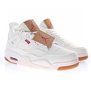 Air Jordan 4 Retro Levi's White (Levi's Tag) - AO2571-100 - 2