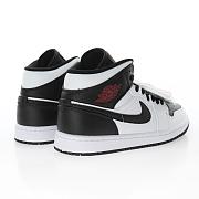 Air Jordan 1 Mid Reverse Black Toe - BQ6472-101 - 3