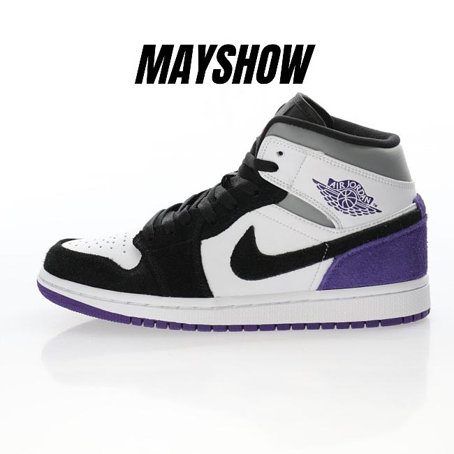 Air Jordan 1 Mid SE Purple - 852542-105 - 1