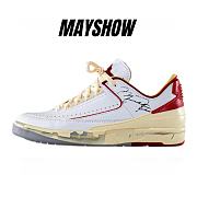 Air Jordan 2 Retro Low SP Off-White White Red - DJ4375-106 - 1