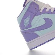 Air Jordan 1 Mid Purple Aqua - 554724-500 - 4