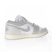 Air Jordan 1 Low PRM Smoke Grey Elephant  - DH4269-100 - 4