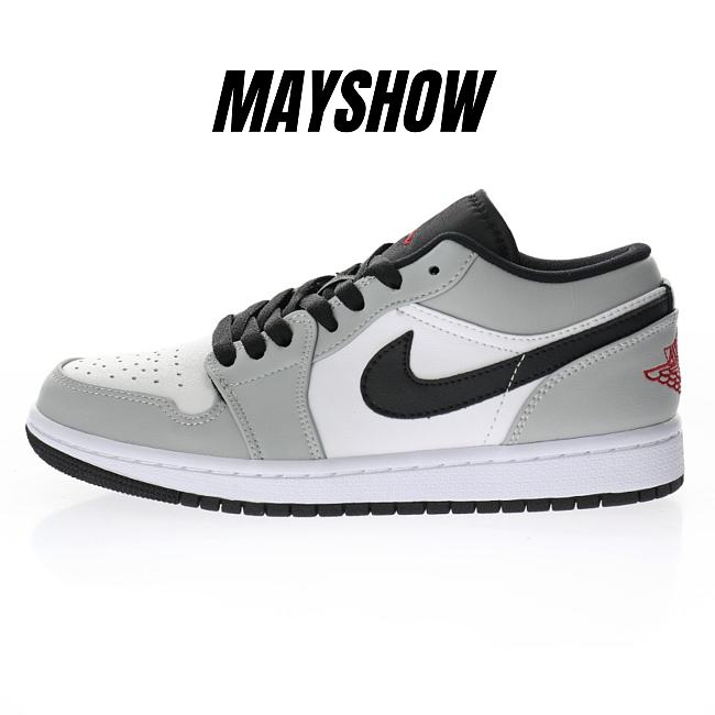 Air Jordan 1 Low Light Smoke Grey - 553558-030 - 1