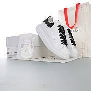 Alexander McQueen Oversized Sneaker White Black - 625156WHXMT9034 - 4