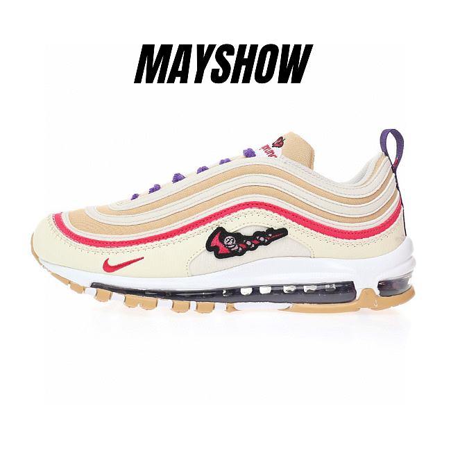 Nike Air Max 97 Air Sprung Sail Pink Purple - DH4759-200 - 1