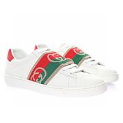 Gucci Ace Elastic Web Interlocking GG White - 643488 1XGF0 9066 - 4