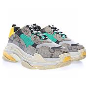 Gucci x Balenciaga The Hacker Project Triple S Blue and Yellow - ‎681067 UMO20 9766 - 2