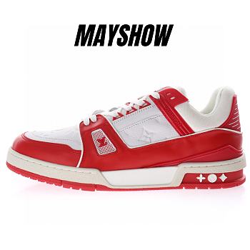 Louis Vuitton LV Trainer Red White - 1A8PK6/1A8PJY