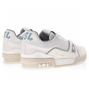 Louis Vuitton Trainer White Signature - 1A8WB9 - 4