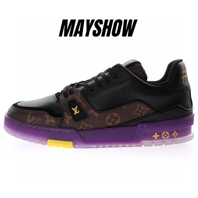 Louis Vuitton Trainer Monogram Purple - 1A8WJI - 1